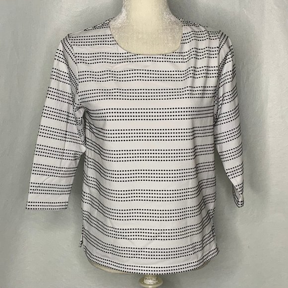 Blast Studio White 3/4 Sleeves with Black Dots 8PE - Picture 2 of 5